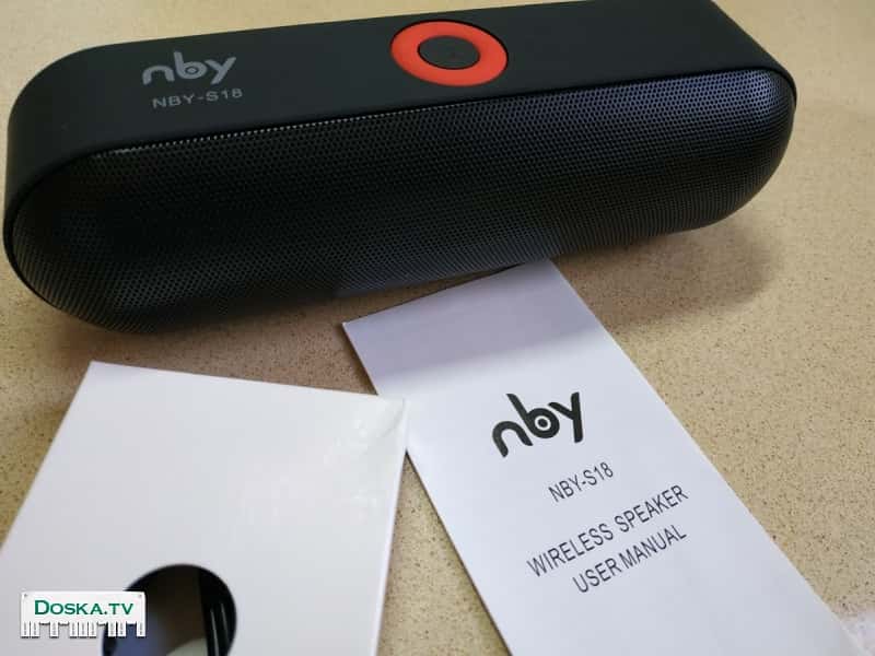 Продаю новый не пользованный NBY-S18 Bluetooth динамик бокс Портативный беспроводной