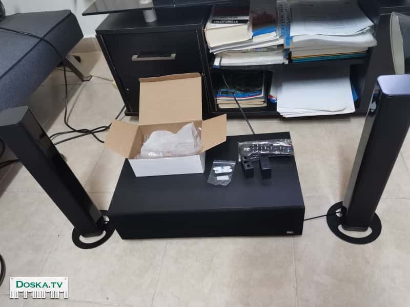 Звуковой проектор Bluetooth с беспроводным сабвуфером, элегантный внешний вид и