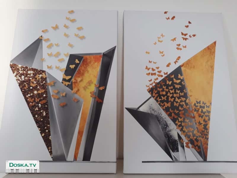 Продаю четыре картины(две в рамке,две без).размер-40*  60.