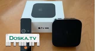 Приставка Apple TV 4K 64GB, практически новая.