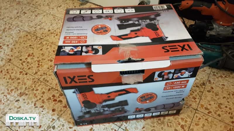 Шлифовальная машинка использовалась один раз.