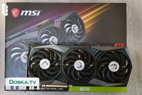 Продаю видеокарту MSI GAMING TRIO 3070 в отличном состоянии. Куплена