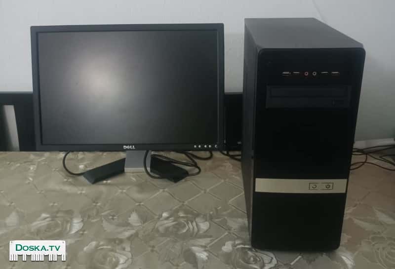 ВНИМАНИЕ! Надежный, рабочий комп + Монитор Dell 22 инч.+ колонки