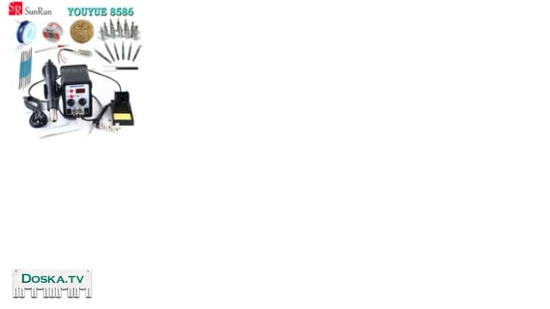 бюджетная паяльная станция YOUYUE 8586, есть фото, пользовался несколько раз,