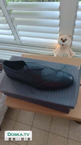 Туфли две пары 42 48 размер новые не ношенные. кожа