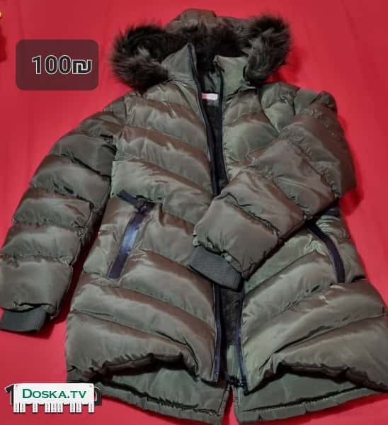 Куртки. Размеры на фото.