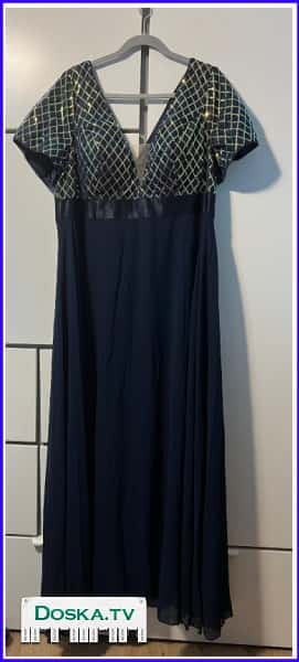 Вечернее платье хорошего качества размер 4XL ( или 22 америкакский