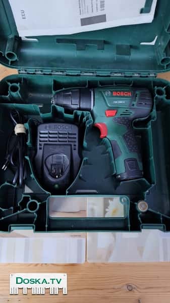шуруповёрт БОШ в заводском кейсе Состояние отличное рабочее.