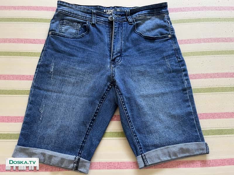 Новые мужские джинсовые шорты размер: 28