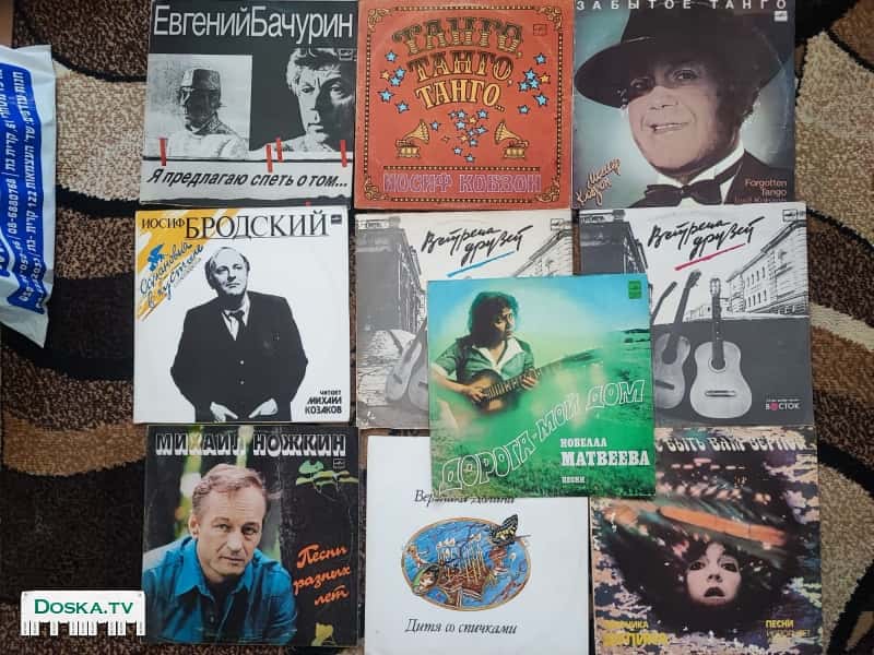 Каждая пластинка по 25 шек... Шансон .Высоцкий. ... детские сказки