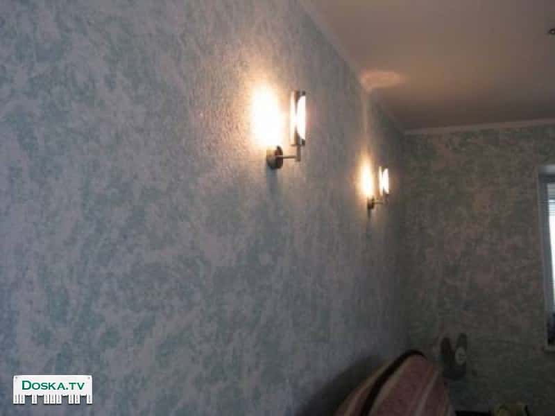 Декоративная отделка стен потолков. Жидкие обои - скрывают трещины и