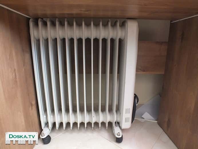 Масляный обогреватель-батарея, как новый