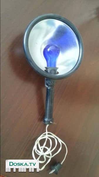 Синяя лампа для прогревания