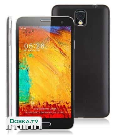 новый китайский GALAXY NOTE III, черный цвет. Андроид 4.4.2. В