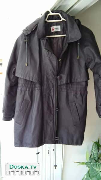 Куртка из кожи, утепленная, новая. Размер 44-46, на рост 164-167.