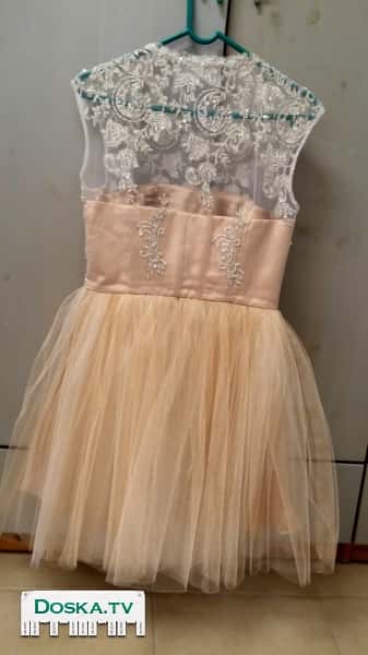 Красивое пышное платье, отлично подойдет для праздника. Шили платье на