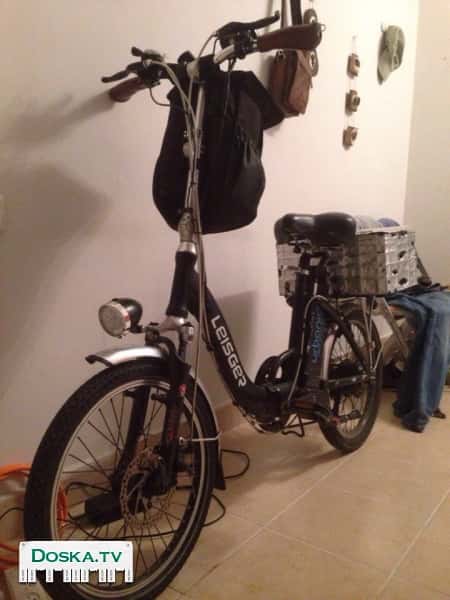электрический велосипед, б.у. в отличном состоянии, новая батарея, немецкий, 2200