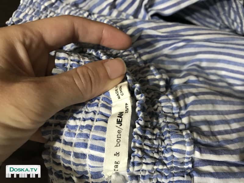 Платье с подкладом rag&bone, размер s-xs, средней длины, свободного кроя,