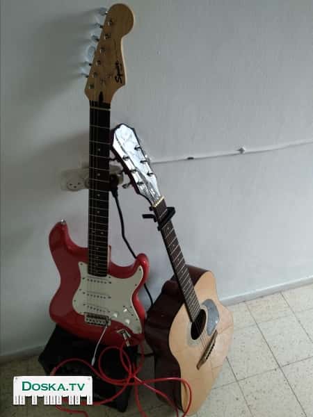 Гитара очень хорошая! Нет никаких повреждений и падений. Звук очень