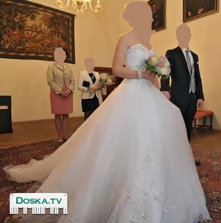 Свадебное платье, Париж, Размер S, рост 1,65 плюс минус