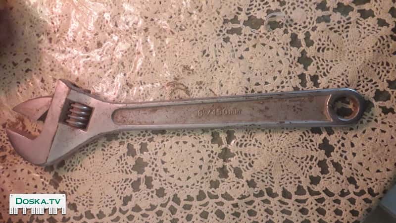 разводной ключ. Серьезный ключ для серьезных мужчин.Размер 18"/450mm