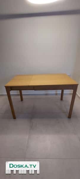 Раскладной стол EKEDALEN (дуб) IKEA 80/120*70см, Новый (не подошел