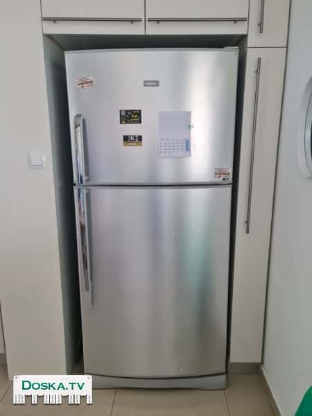 Размер 800*1760 двухкамерный no frost серый металлик