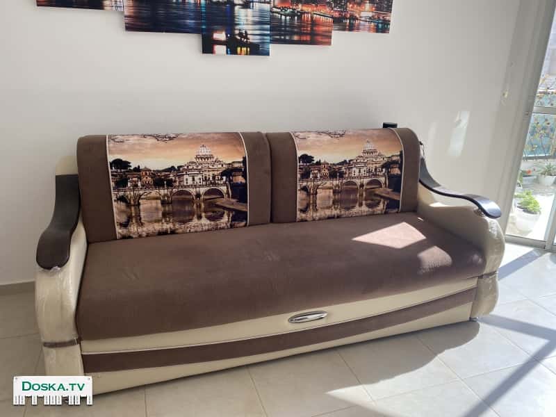 Диван раскладной 220*120 в сложенном виде. В разложенном виде