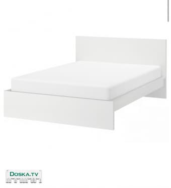 Кровать двуспальная икея размер на картинке