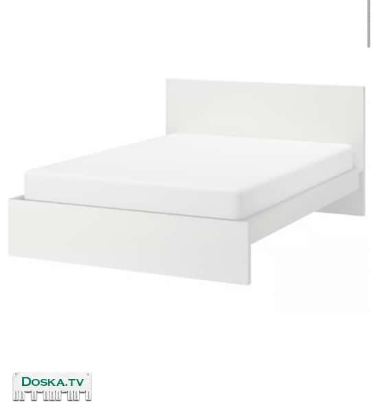 Кровать двуспальная икея размер на картинке