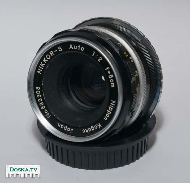 Nippon Kogaku Nikkor-S Auto 5cm f2 (9 blade)