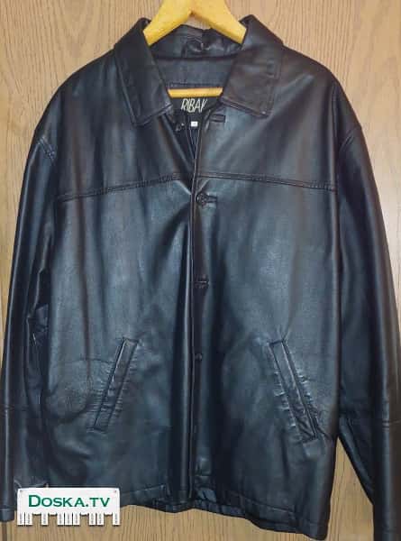 Пиджак кожаный, новый.