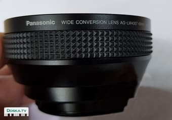 Широкоугольный конверсионный объектив. Диаметр 43 мм для расширения угла съемки.