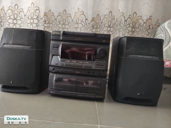 Продаю Усилитель и колонки AIWA Музыкальный центр Использую как Саундбар