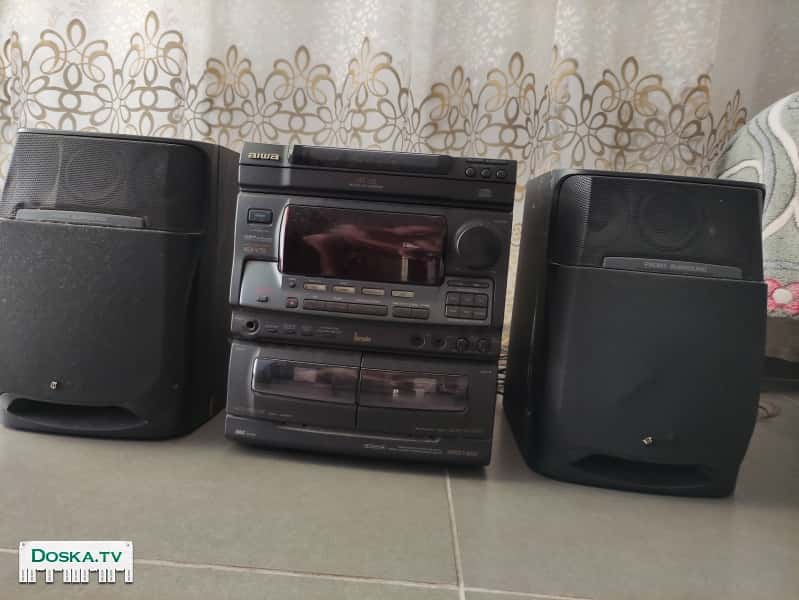 Продаю Усилитель и колонки AIWA Музыкальный центр Использую как Саундбар
