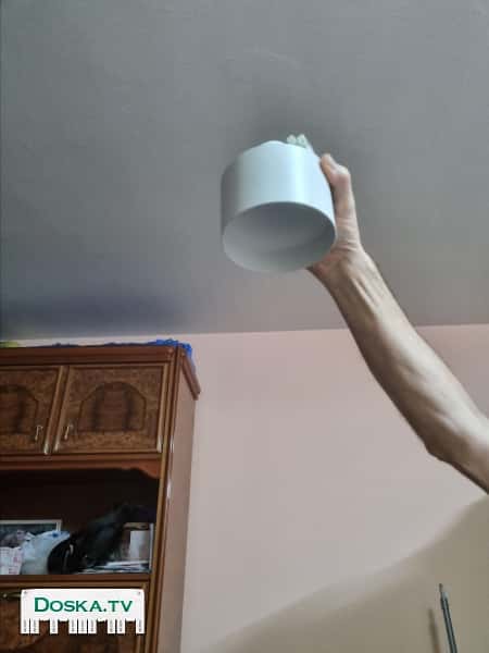 Новый цилиндрический светильник Светильник Цилиндр крепится к потолку для использования