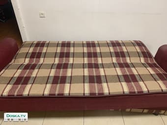 Отдаю бесплатно Раскладной диван с ящиком для белья Не новый,но