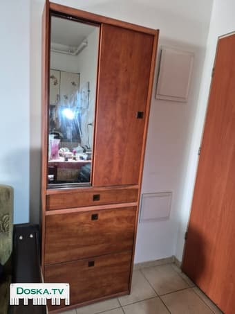 Прихожая 24×80×195. С зеркалом, с отделением для верхней одежды, внизу