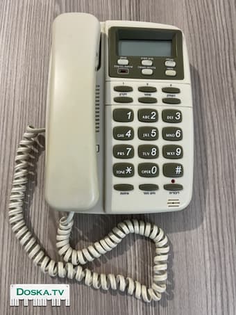 Стационарный телефон для безек рабочий и чистый