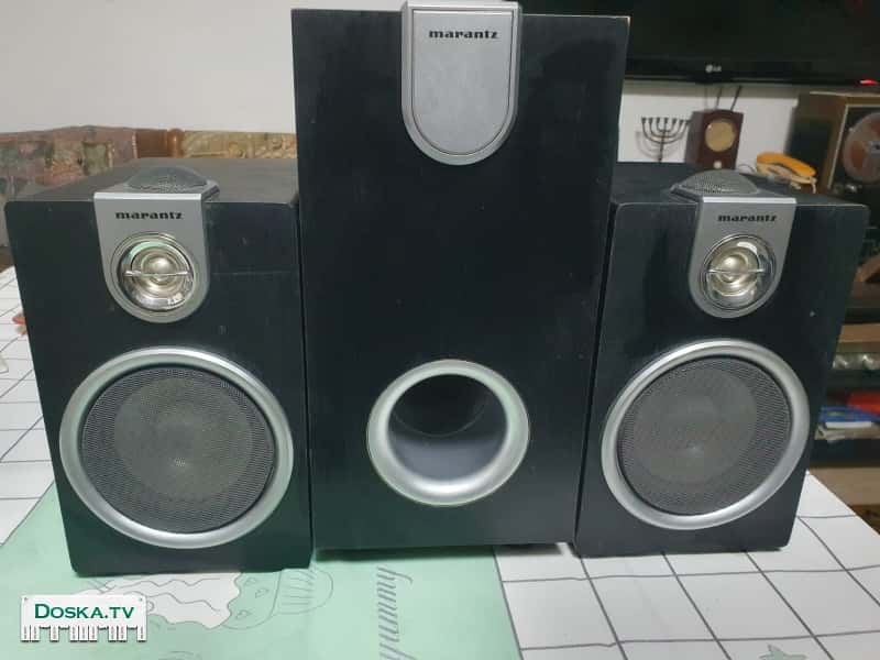 Две колонки по 30 W +колонка бас 40 W в