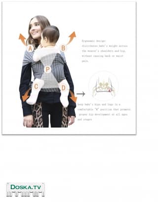 Слинг для новорожденных, мягкий дышащий Хипсит,удобный чехол для кормления грудью,