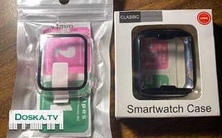 Защитная пленка для экрана с защитной крышкой для Apple Watch