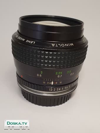 Minolta MC Rokkor PG 58mm 1.2(Canon EF) редкий