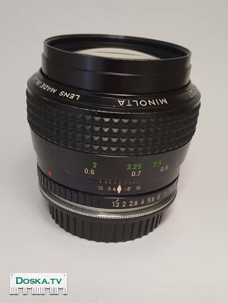 Minolta MC Rokkor PG 58mm 1.2(Canon EF) редкий