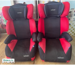 Автомобильное кресло для ребенка 2 в одном- после снятия спинки
