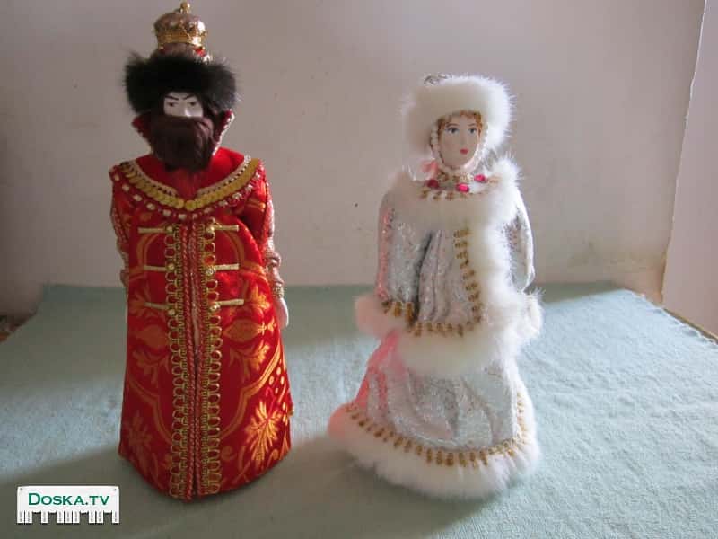 Князь с Княгиней. куклы коллекционные. Ручная работа. Высота-25 см. Состоянии-