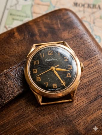 часы золотые коллекционные 50-60 годов