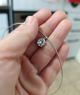 Новое колье с подвеской.Серебро. 925 проба.