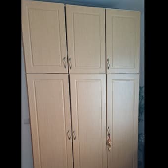 Распашной шкаф ширина 140x240x55 с антресолью