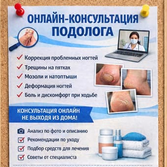 Подолог на дом - медицинский педикюр